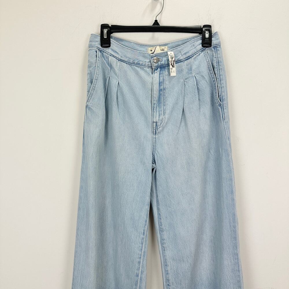 Madewell Light Blue Denim Wide Leg Jeans - Picture 8 of 13